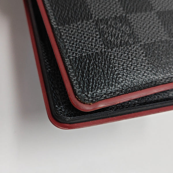 MULTIPLE Damier Graphite Coated Canvas Gray Card Holder