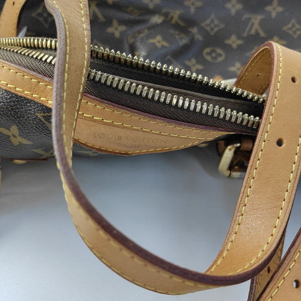 PALERMO GM Monogram Coated Canvas Brown