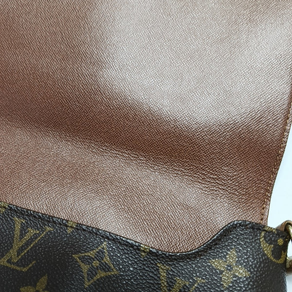 MUSETTE TANGO Monogram Coated Canvas Brown