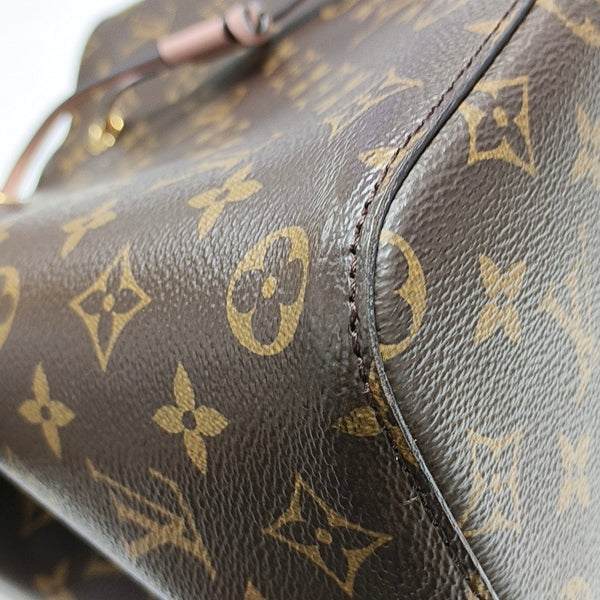 NÉONOÉ MM Monogram Coated Canvas Brown