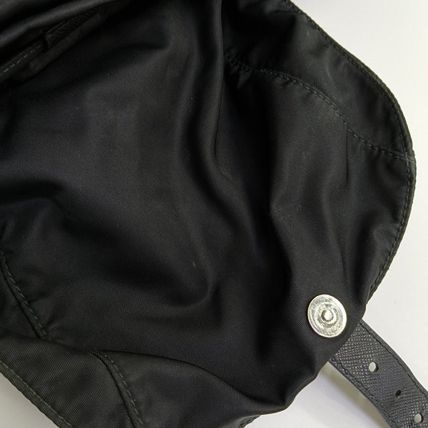 Nylon Backpack Black