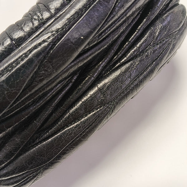 Matelassé Quilted Lambskin Black