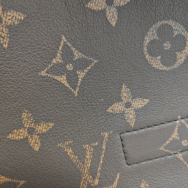 SHOPPER Monogram Coated Canvas Brown