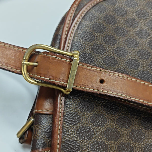 MACADAM CLUTCHES Coated Canvas Brown