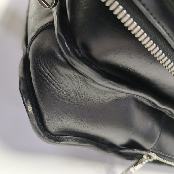 Calfskin Shoulder Bag Black