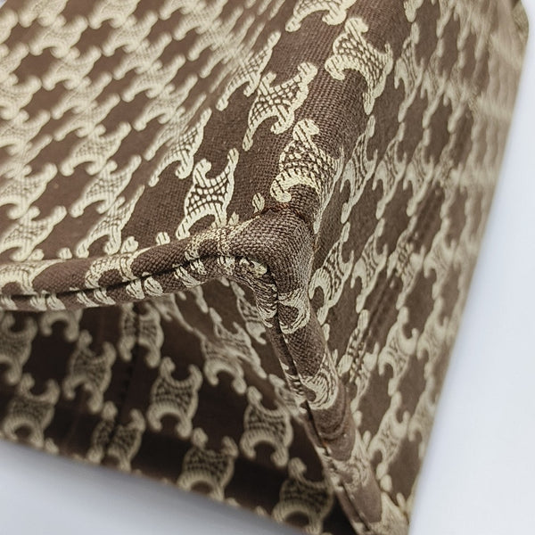 CABAS CELINE Small Fabric Brown