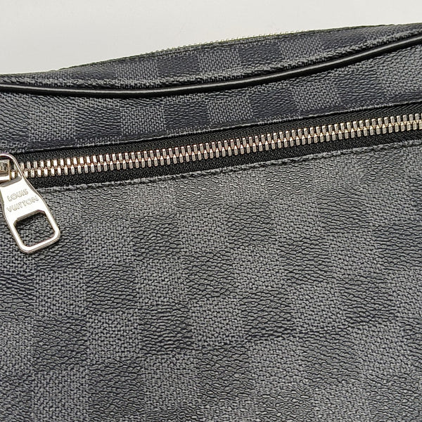 ALPHA Damier Graphite Coated Canvas Gray