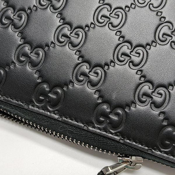 Signature Monogram Calfskin Black Wallet