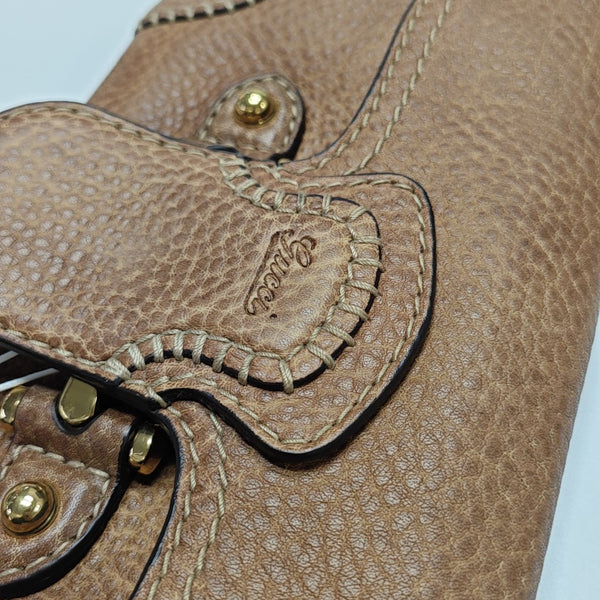 Calfskin Clutch Brown