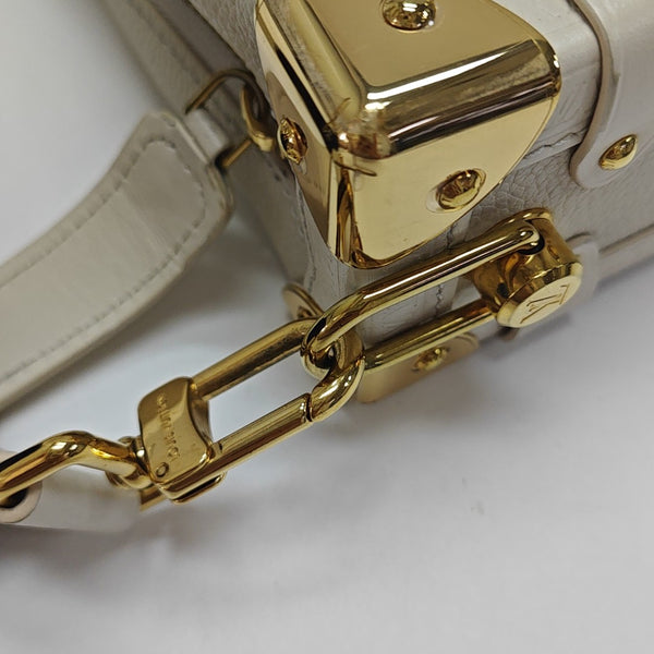 SIDE TRUNK PM Calfskin Beige