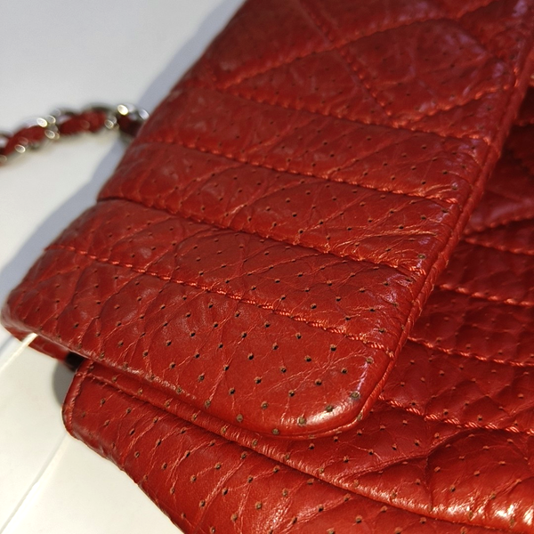 Quilted Calfskin Red
