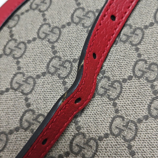 Ophidia Mini Monogram Coated Canvas Beige