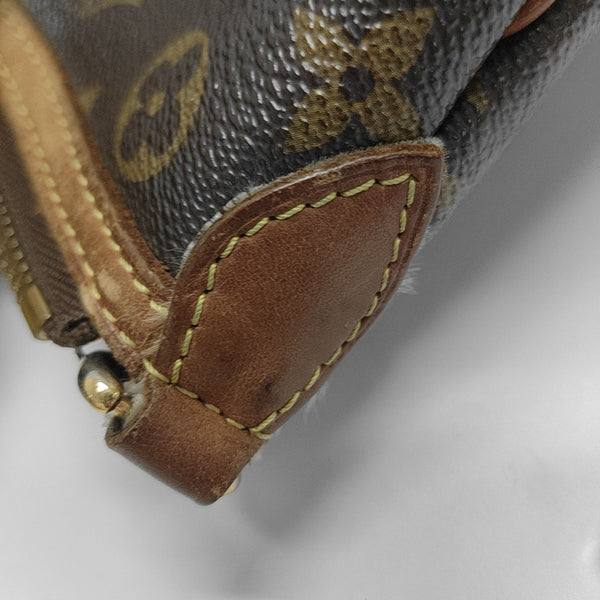 PALERMO PM Monogram Coated Canvas Brown