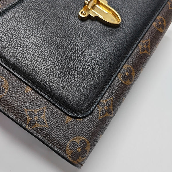 VICTOIRE Monogram Coated Canvas Brown