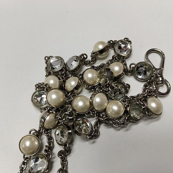 Crystal Quilted Lambskin Silver