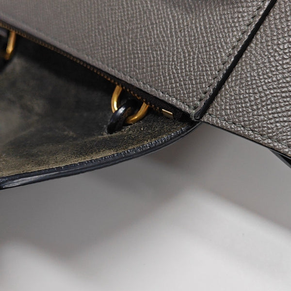 BELT Nano Calfskin Gray