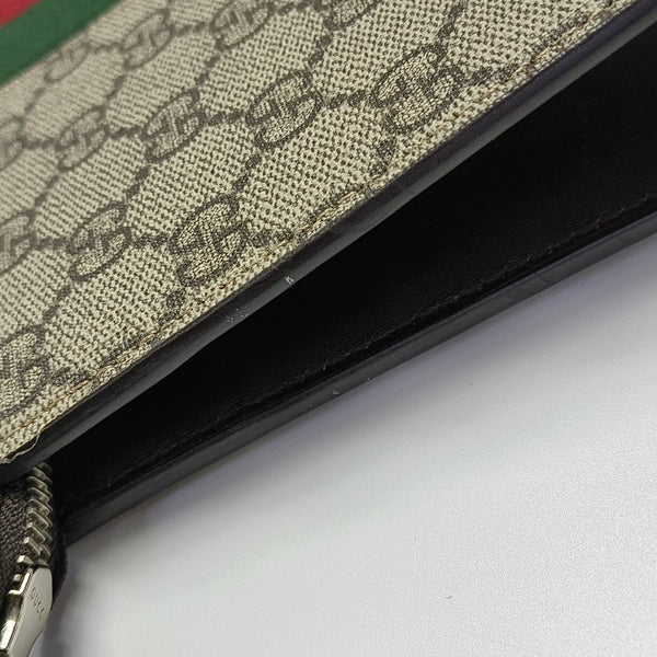 GG Supreme Monogram Coated Canvas Black