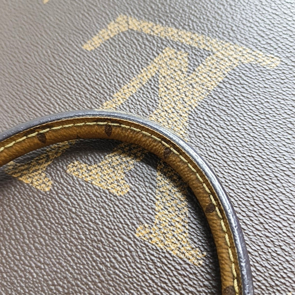ONTHEGO MM Monogram Coated Canvas Brown