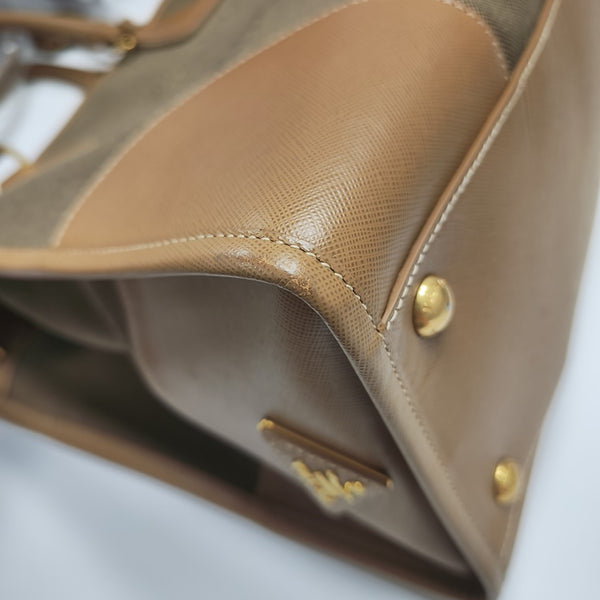 Canvas Shoulder Bag Brown