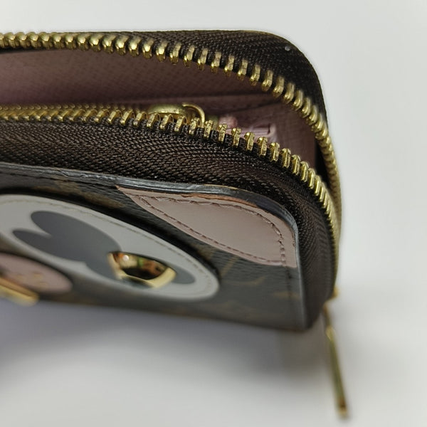 ZIPPY Monogram Coated Canvas Brown Wallet