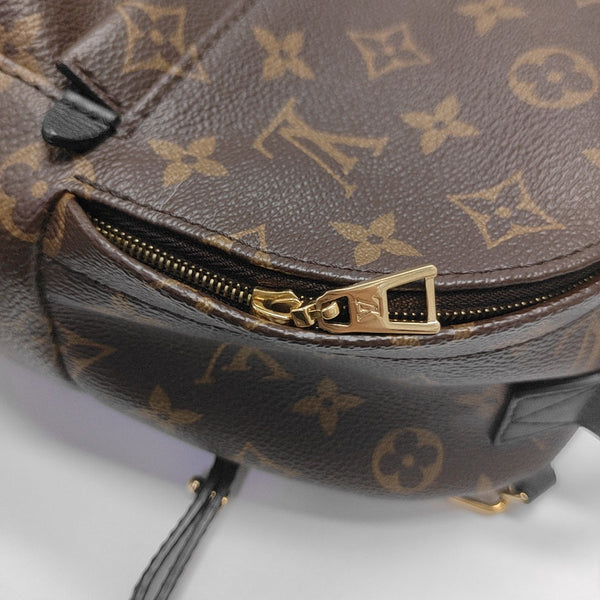 PALM SPRINGS Mini Monogram Coated Canvas Brown
