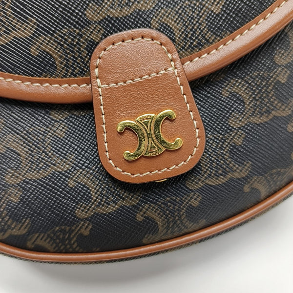 BESACE Mini Coated Canvas Brown