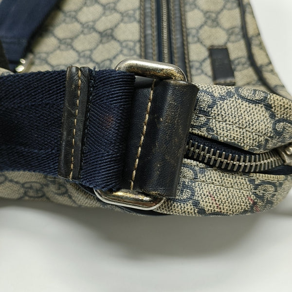 Monogram Coated Canvas Shoulder Bag Brown