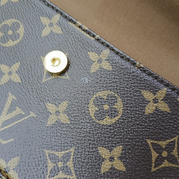 IVY Monogram Coated Canvas Brown