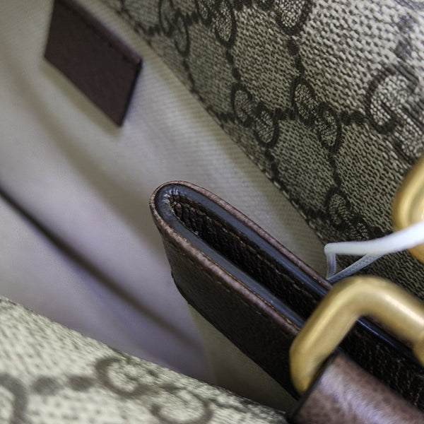 Neo Vintage Large Monogram Coated Canvas Brown