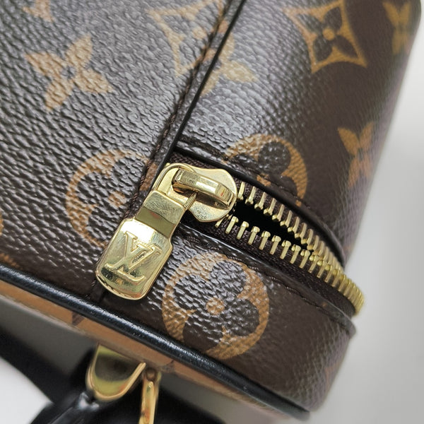 Vanity Chain Pouch Monogram Coated Canvas Brown