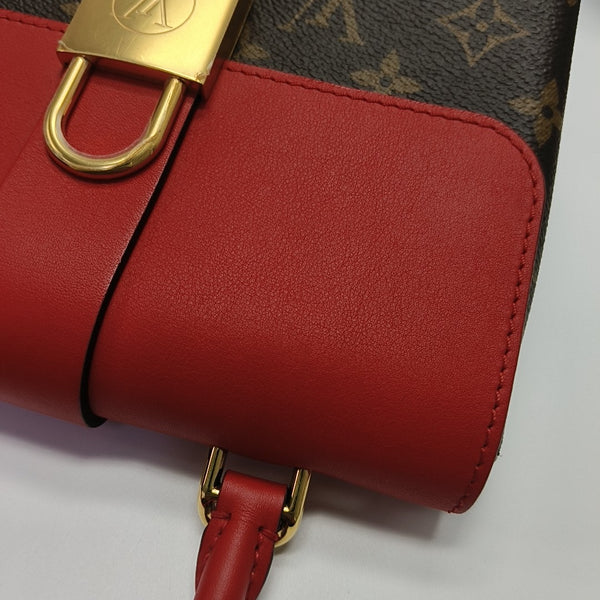 Authenticated pre-owned LOCKY BB Monogram Coated Canvas Red - Shoulder Bag at Looply