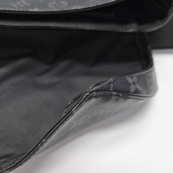 VOYAGER PM Monogram Coated Canvas Black