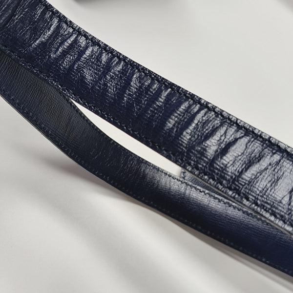 Calfskin Crossbody Bag Blue