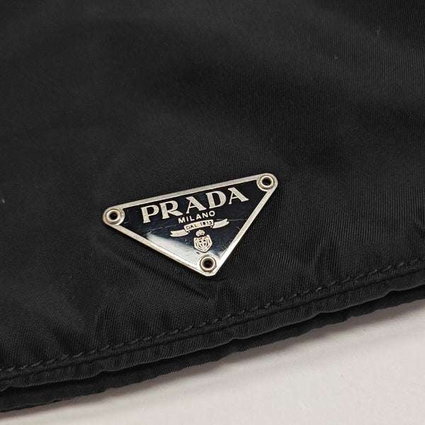 Nylon Shoulder Bag Black