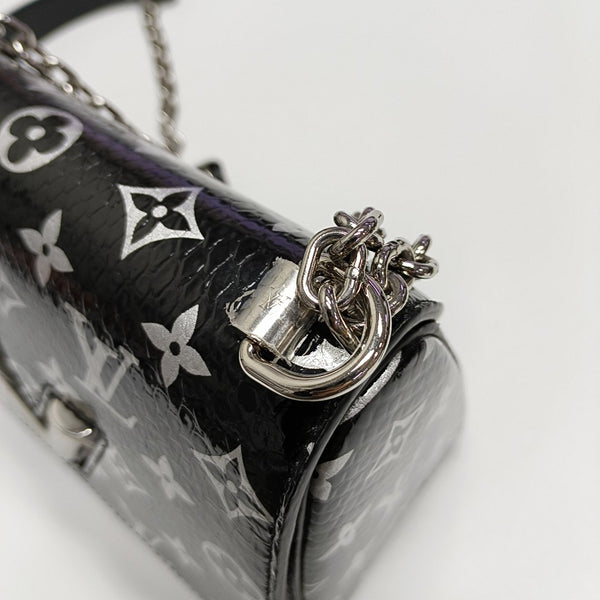 TWIST PM Monogram Python Black