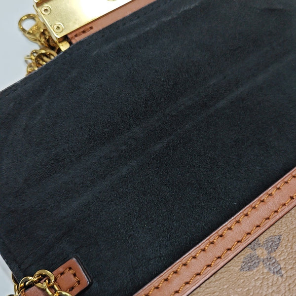 DAUPHINE WOC Monogram Coated Canvas Brown