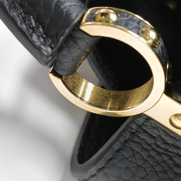 CAPUCINES Mini Calfskin Black