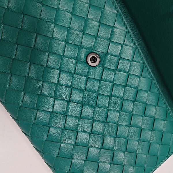 Lambskin Wallet Green