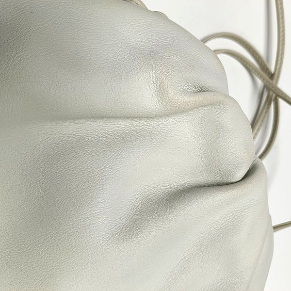 Authenticated pre-owned The Pouch Mini Calfskin White - Shoulder Bag at Looply