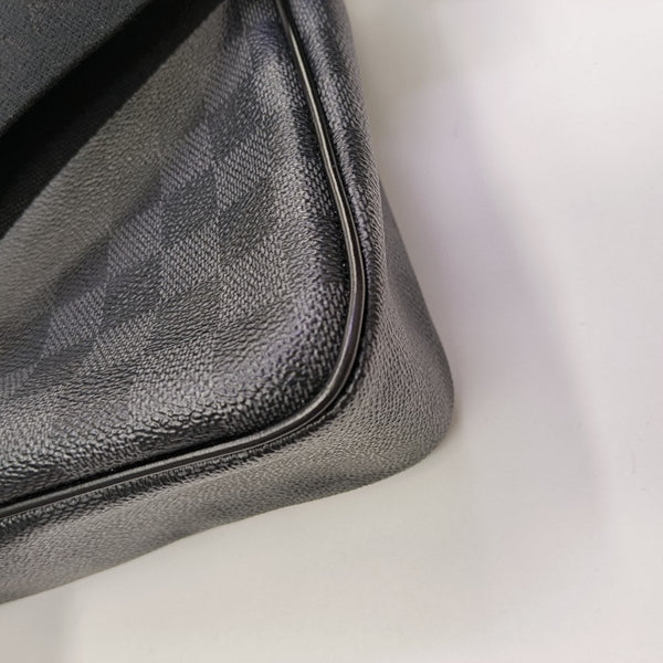 DANIEL Damier Graphite Coated Canvas Gray