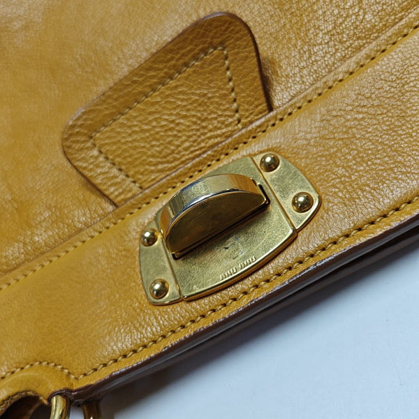 Calfskin Tote Bag Yellow