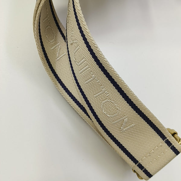 NAVIGLIO Damier Azur Coated Canvas White