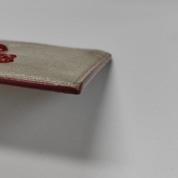 Love Lambskin Beige Card Holder