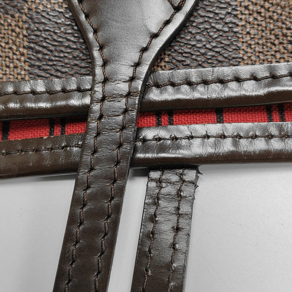 NEVERFULL MM Damier Ebene Coated Canvas Brown