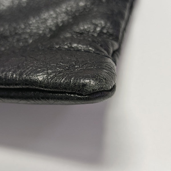 Quilted Calfskin Clutch Black