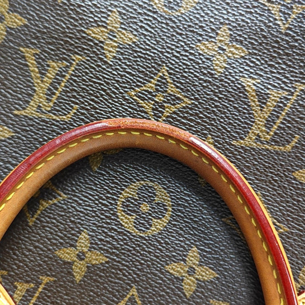 SPEEDY 30 Monogram Coated Canvas Brown