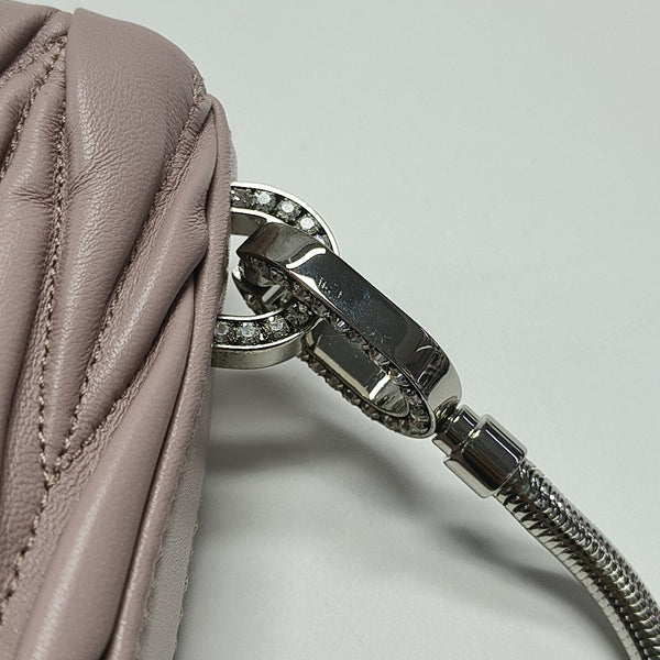 Matelassé Quilted Lambskin Pink