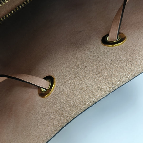 NÉONOÉ MM Damier Ebene Coated Canvas Brown
