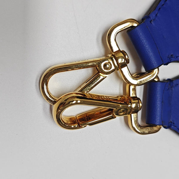 Calfskin Shoulder Bag Blue