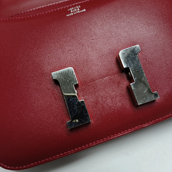 Constance 18 Box Calf Rojo